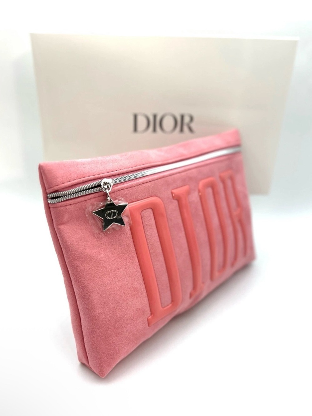 CORAL Pink Embossed Logo Clutch - Women Bags GWP